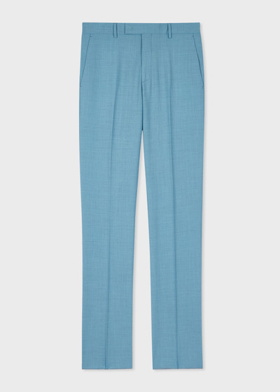Paul Smith The Brierley -  Blue Marl Overdyed Stretch-Wool Suit outlook