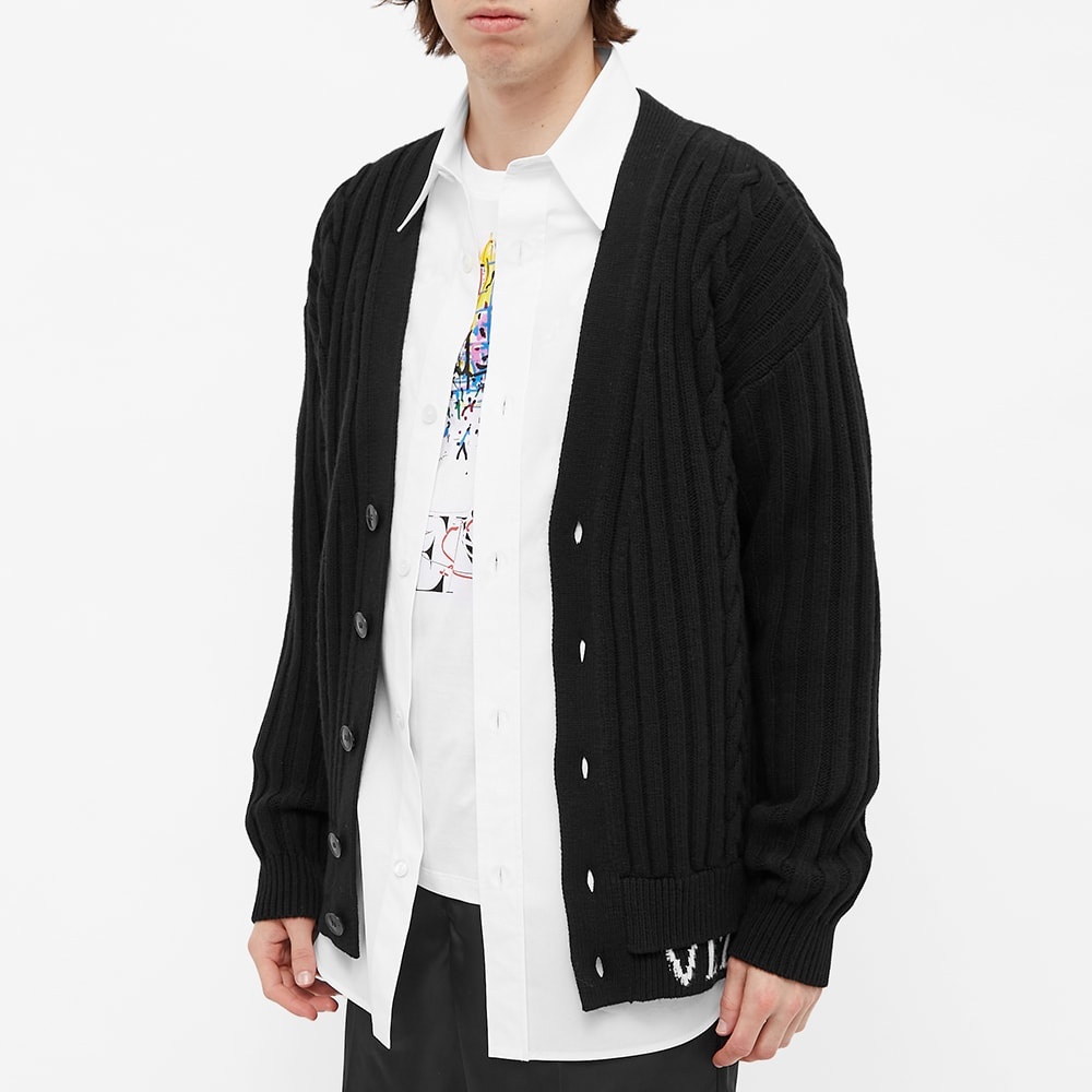 Valentino VLTN Logo Cardigan - 4