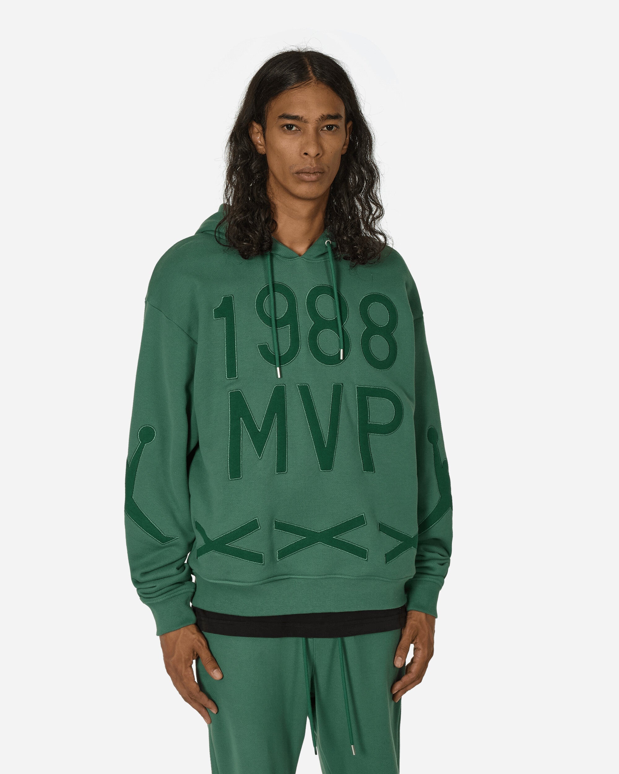 Green chanel hoodie hotsell