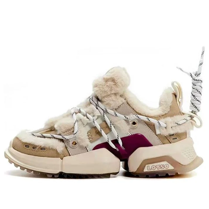 (WMNS) Li-Ning Sport Leisure x Disney 'Brown White' AGLR334-1 - 1