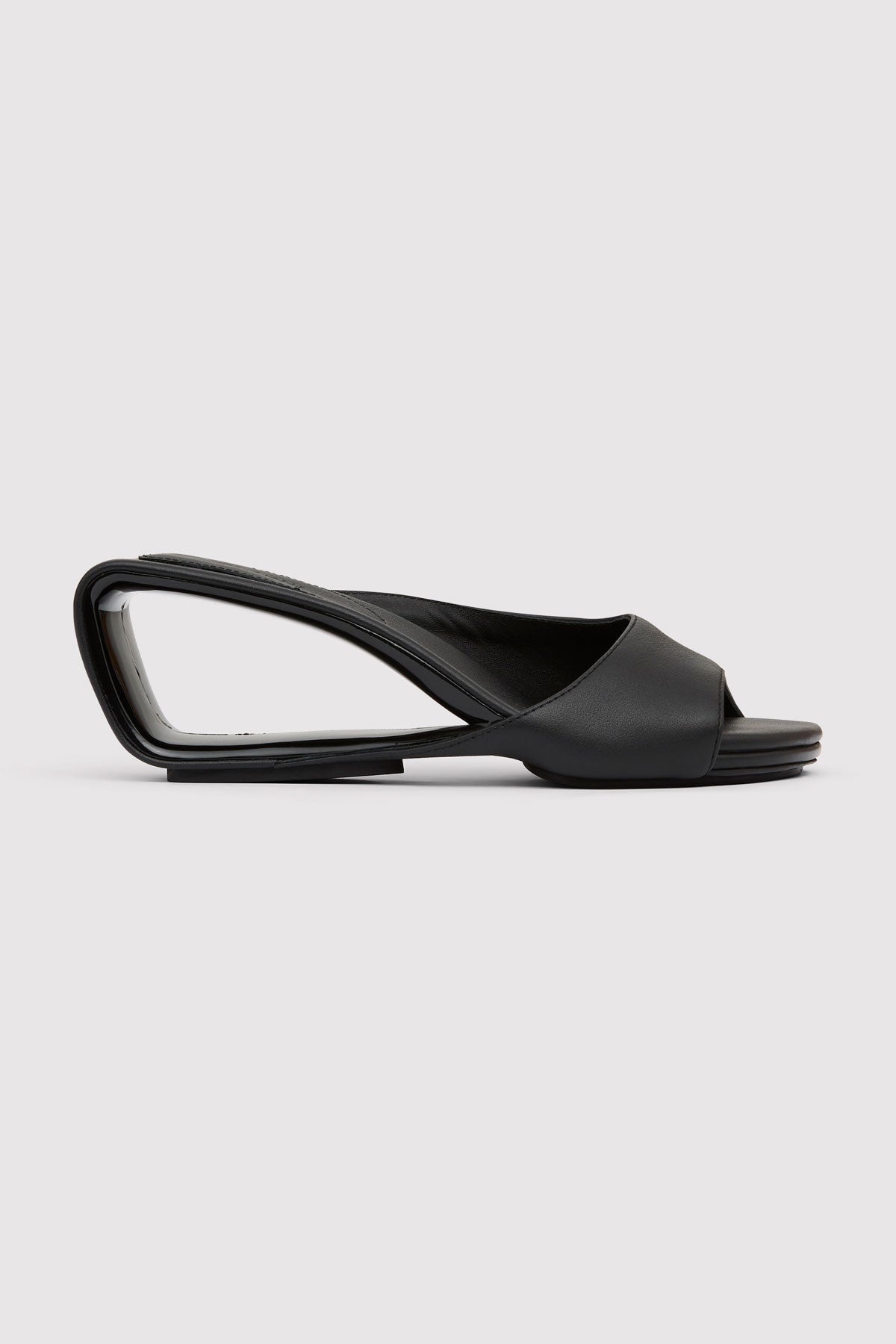 Cut Out Wedge - Black - 4