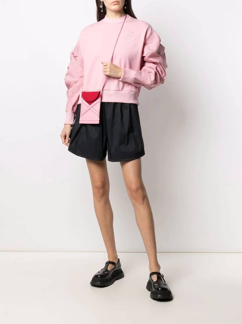 Alexander McQueen logo-embroidered sweatshirt outlook
