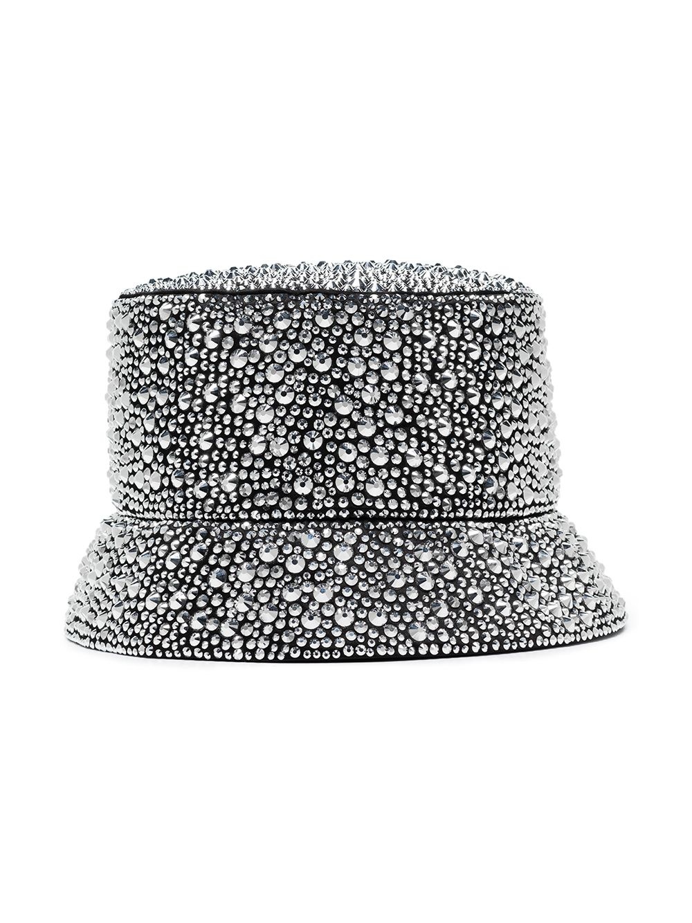 crystal-embellished bucket hat - 4