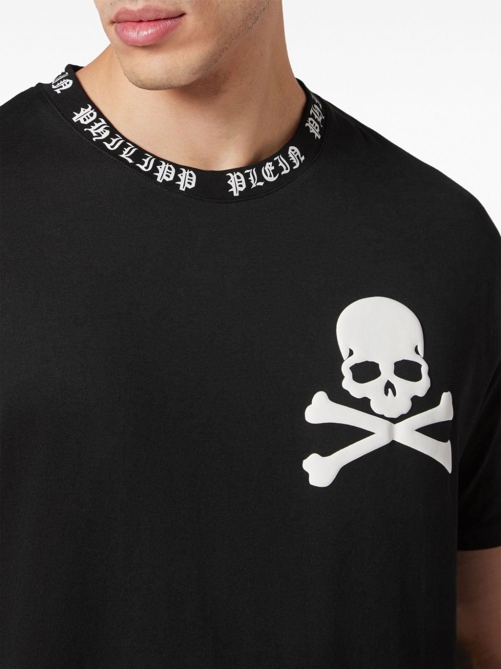 skull-print cotton T-shirt - 5