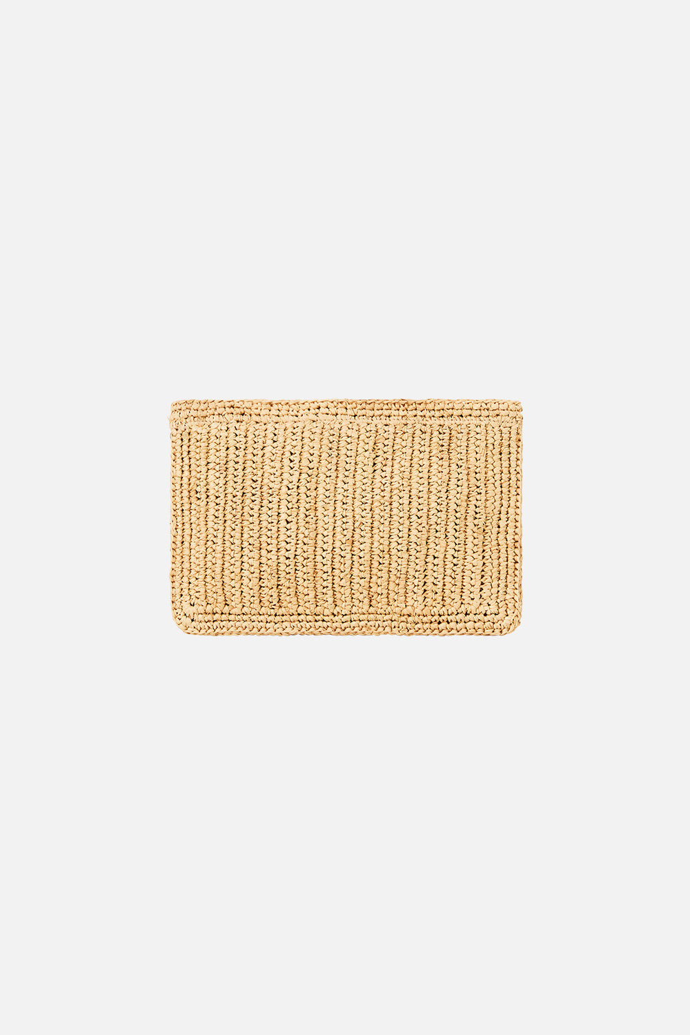RAFFIA CLUTCH WITH CHARMS - 3
