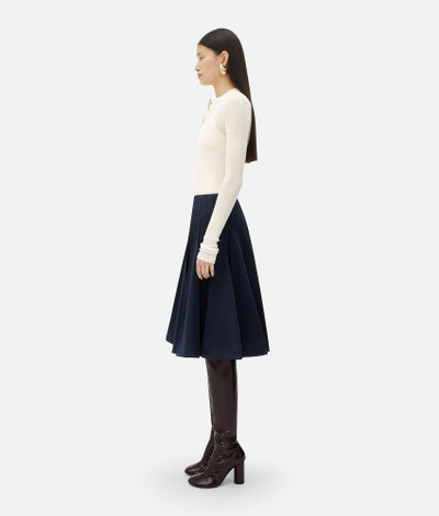 Bottega Veneta Sartorial Wool Plissé Maxi Skirt outlook