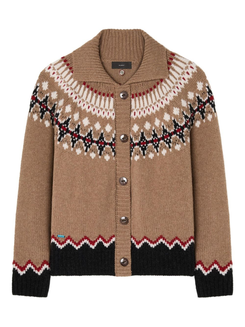 Sweet Winter fair-isle wool cardigan - 1