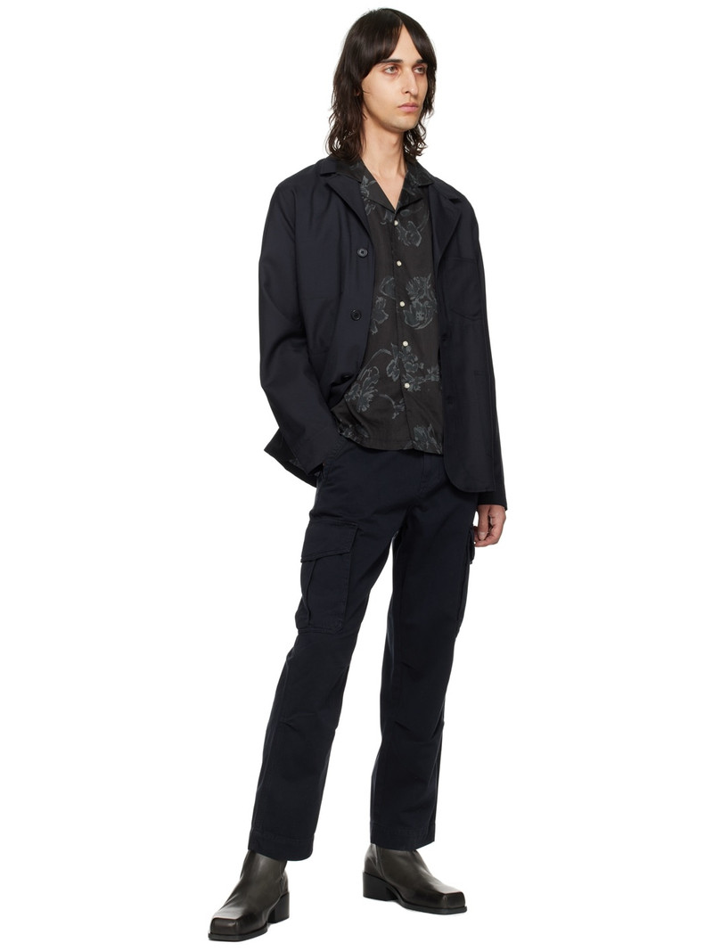 OFFICINE GÉNÉRALE Navy Kenny Cargo Pants outlook