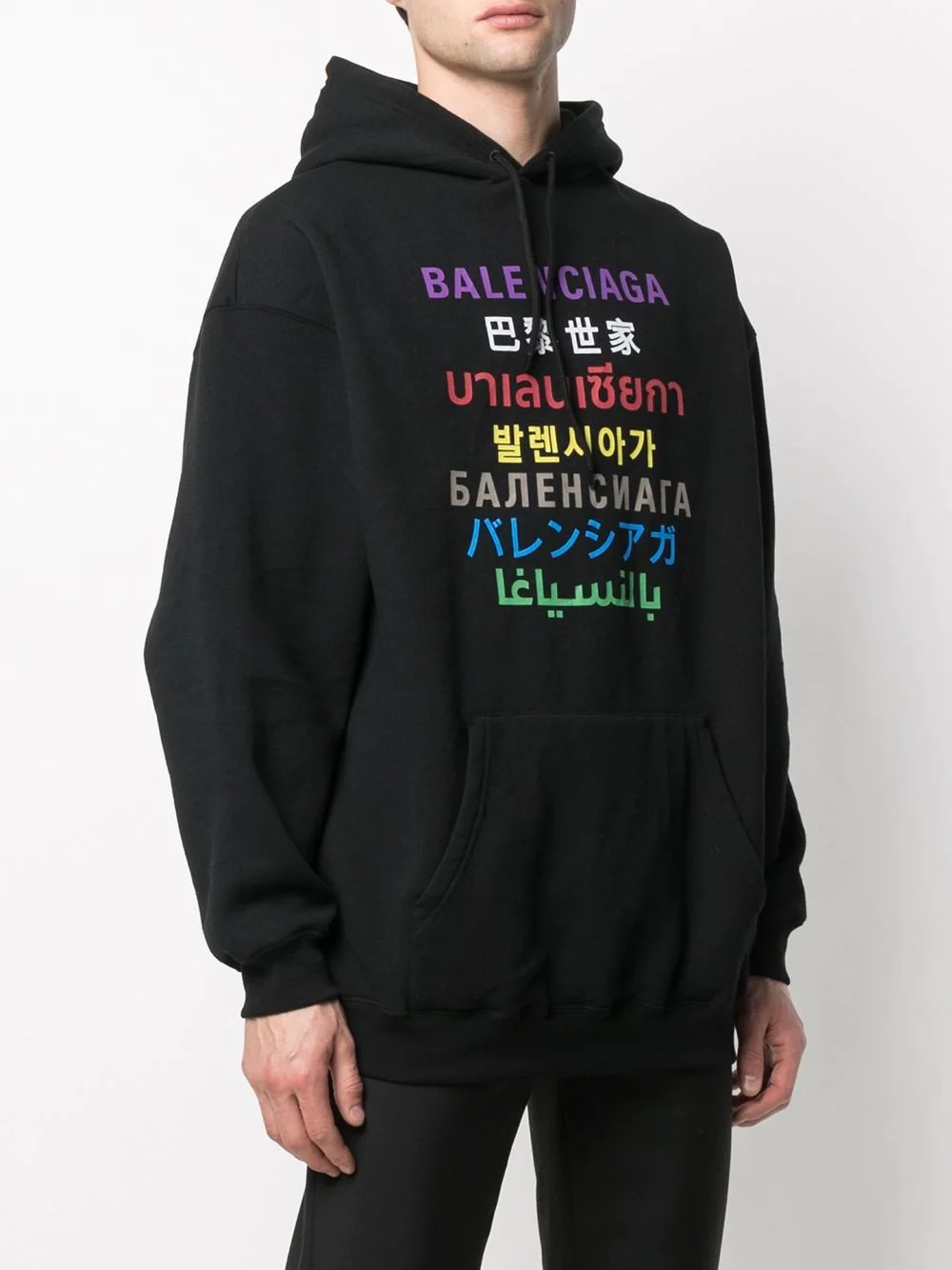 logo-print hoodie - 3