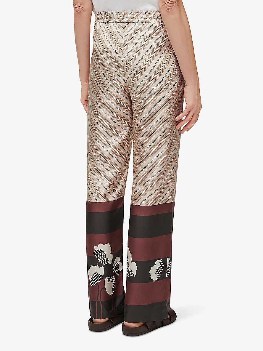 Loewe Loewe x Paula's Ibiza logo-print drawstring-waist wide