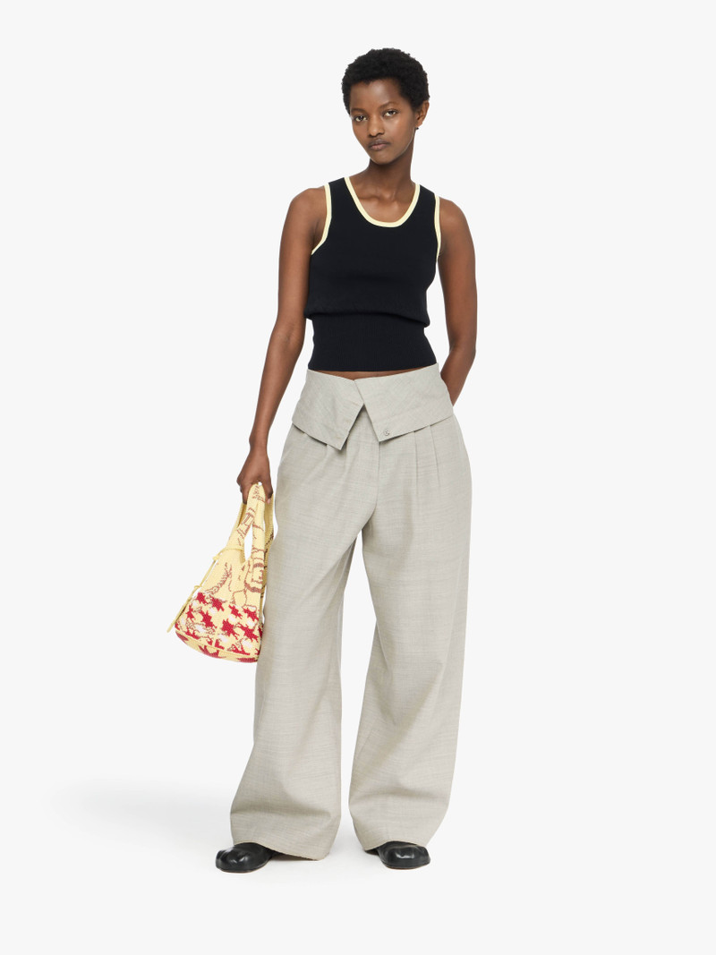 JW Anderson FOLD OVER TAILORED TROUSERS outlook