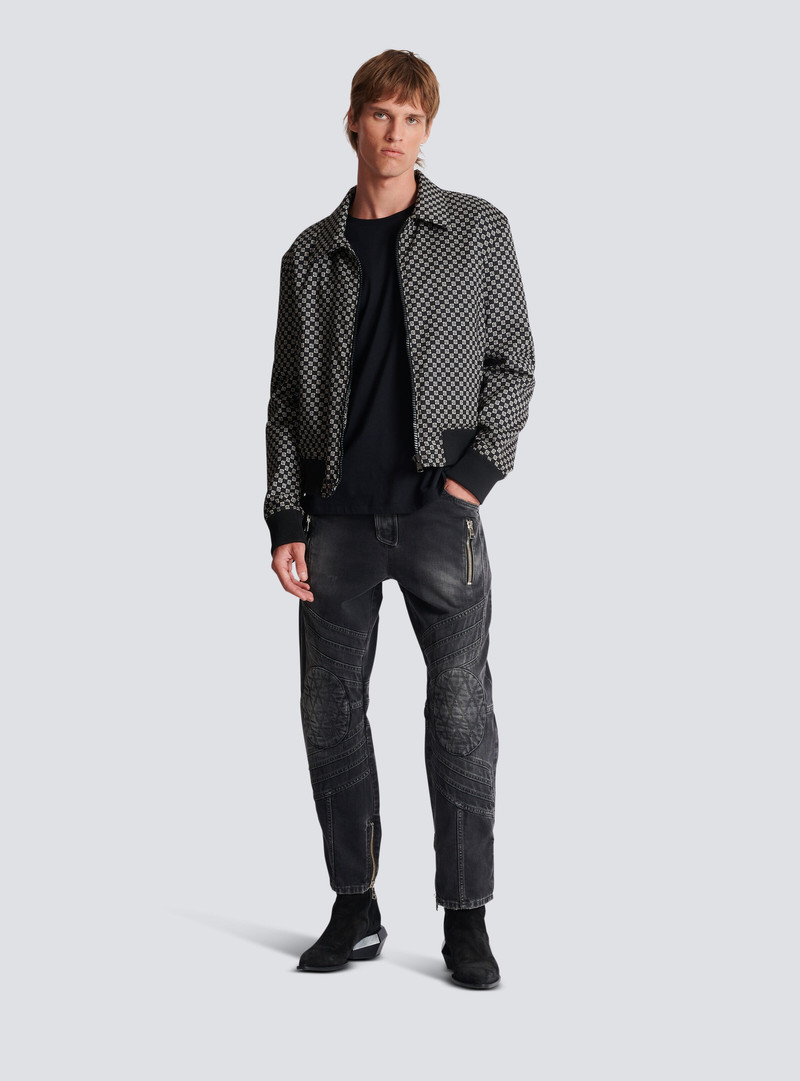 Balmain Mini monogram bomber jacket outlook