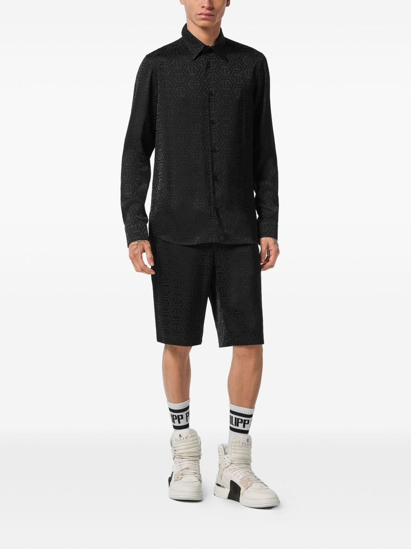 PHILIPP PLEIN Sugar Daddy Cut silk shirt outlook