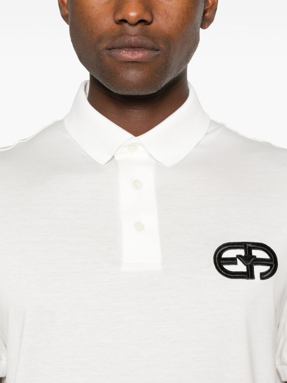 Cotton blend polo shirt - 4