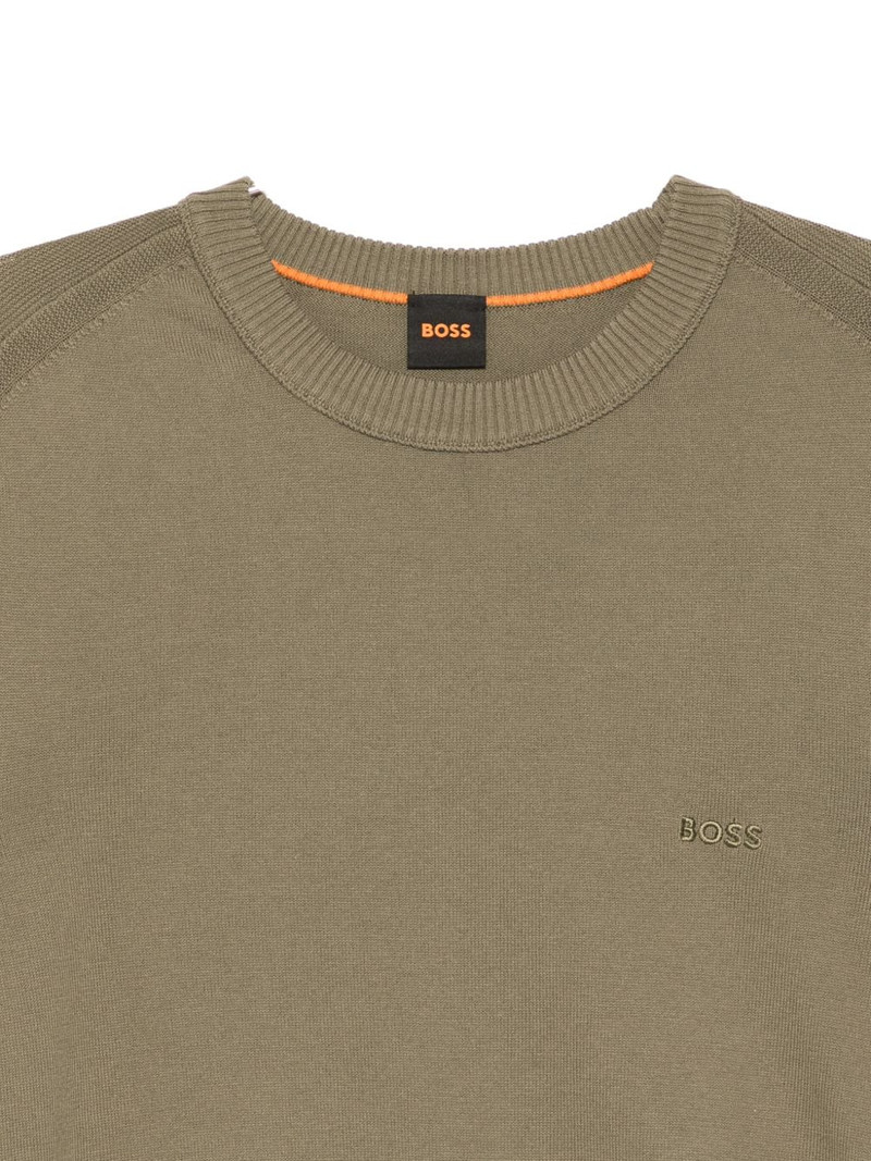 logo-embroidered crew-neck jumper 3