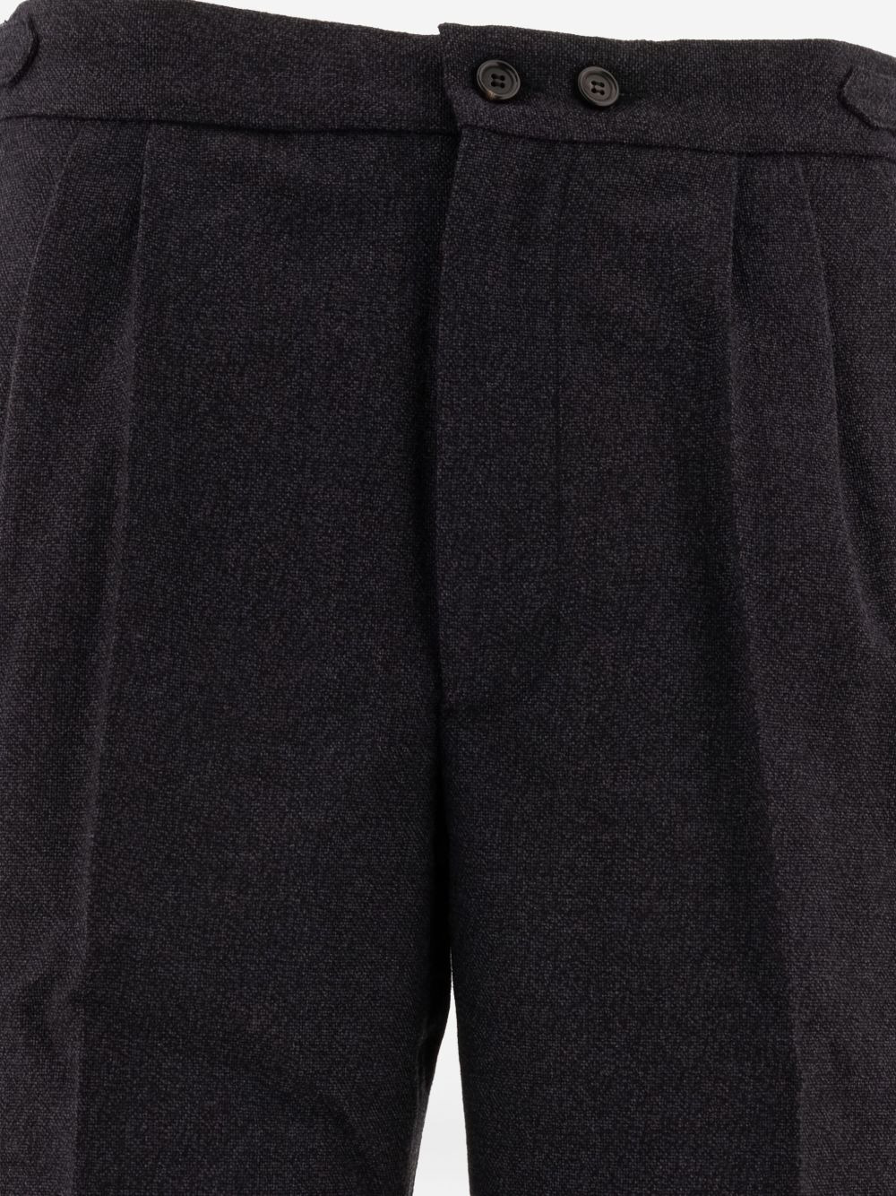 pleated buckle-detailing trousers - 3