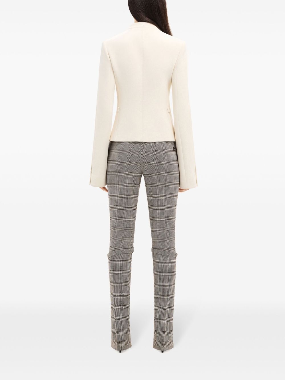Heritage concealed-fastening crepe jacket - 4