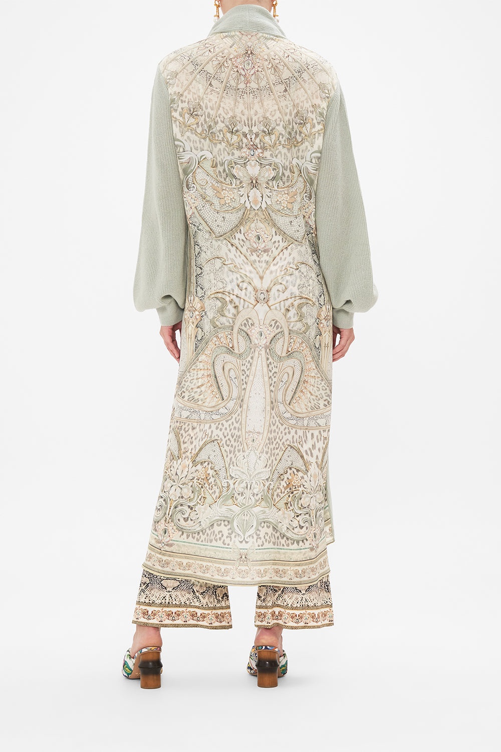 WOOL CASHMERE KNIT LAYER WITH SILK BACK - 3