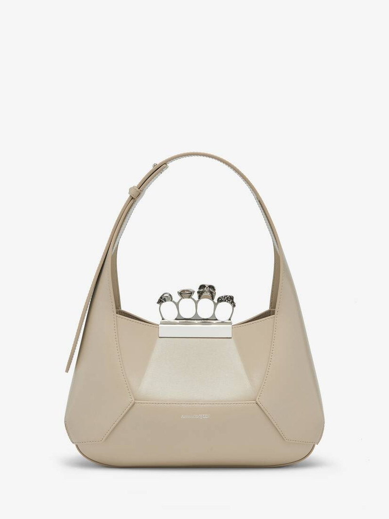 Women's The Jewelled Hobo Bag in Camel 1
