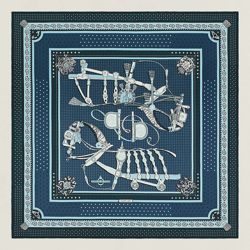 Harnais de Cour Bandana shawl 140 - 1