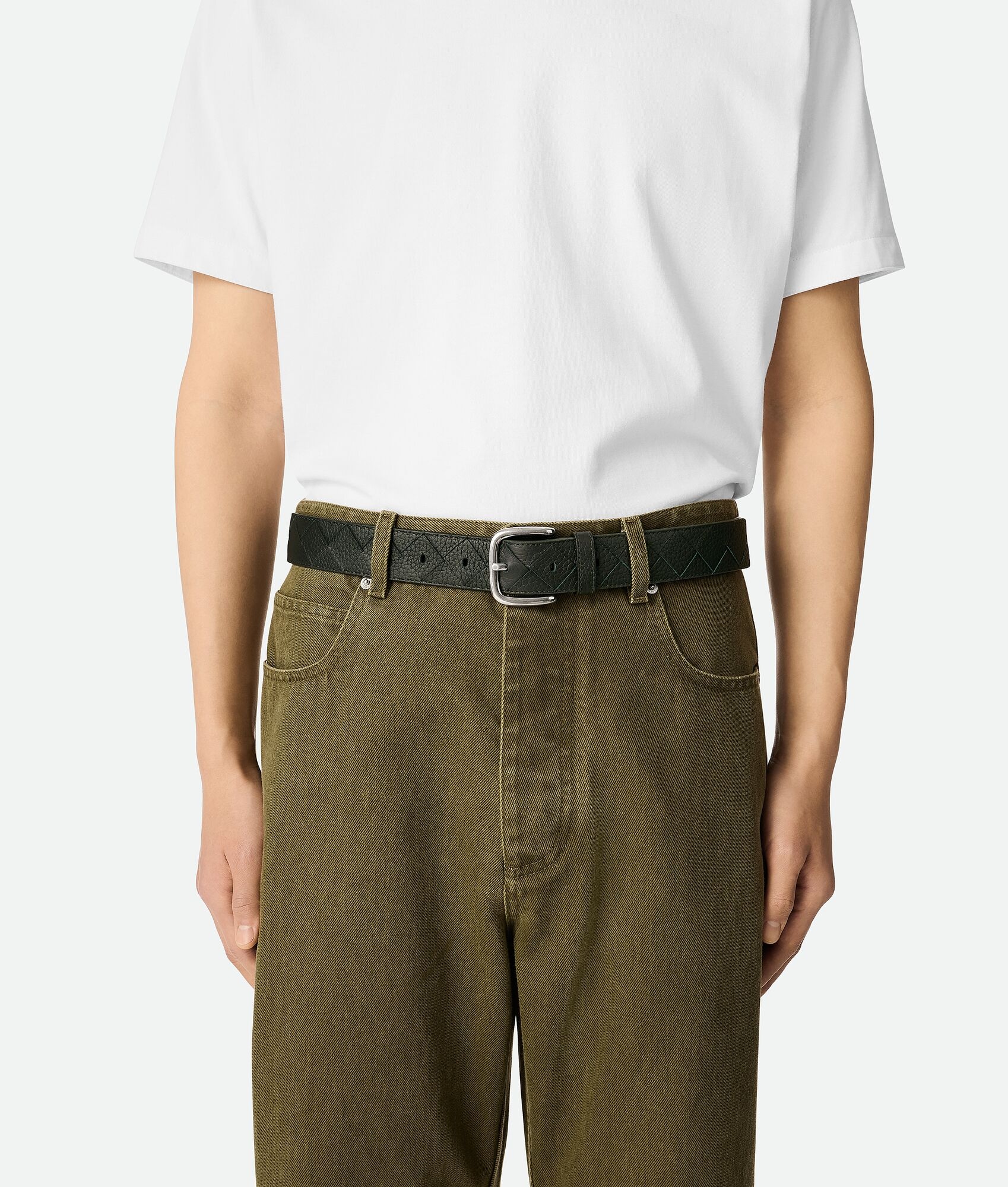 Intrecciato Taurillon Belt - 2