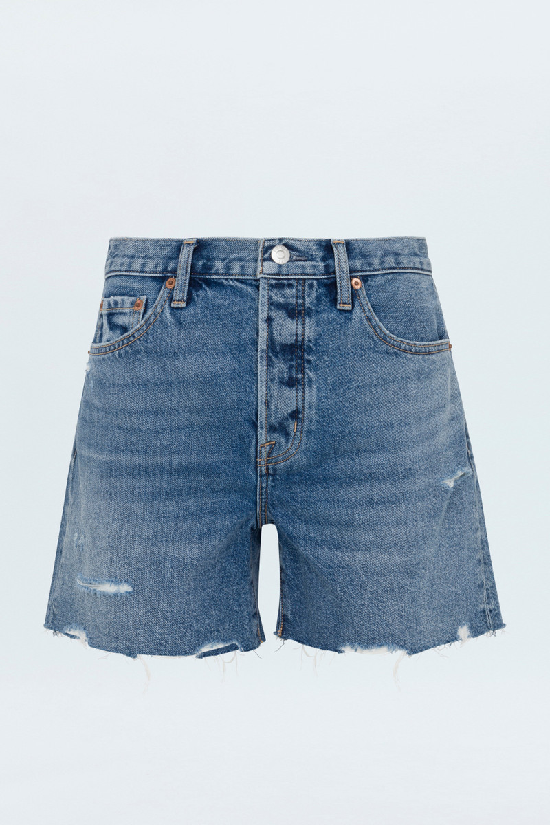 ANDIE HIGH RISE VINTAGE SHORT - THESIS DISTRESSED 1
