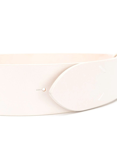 Maison Margiela signature four-stitch logo belt outlook