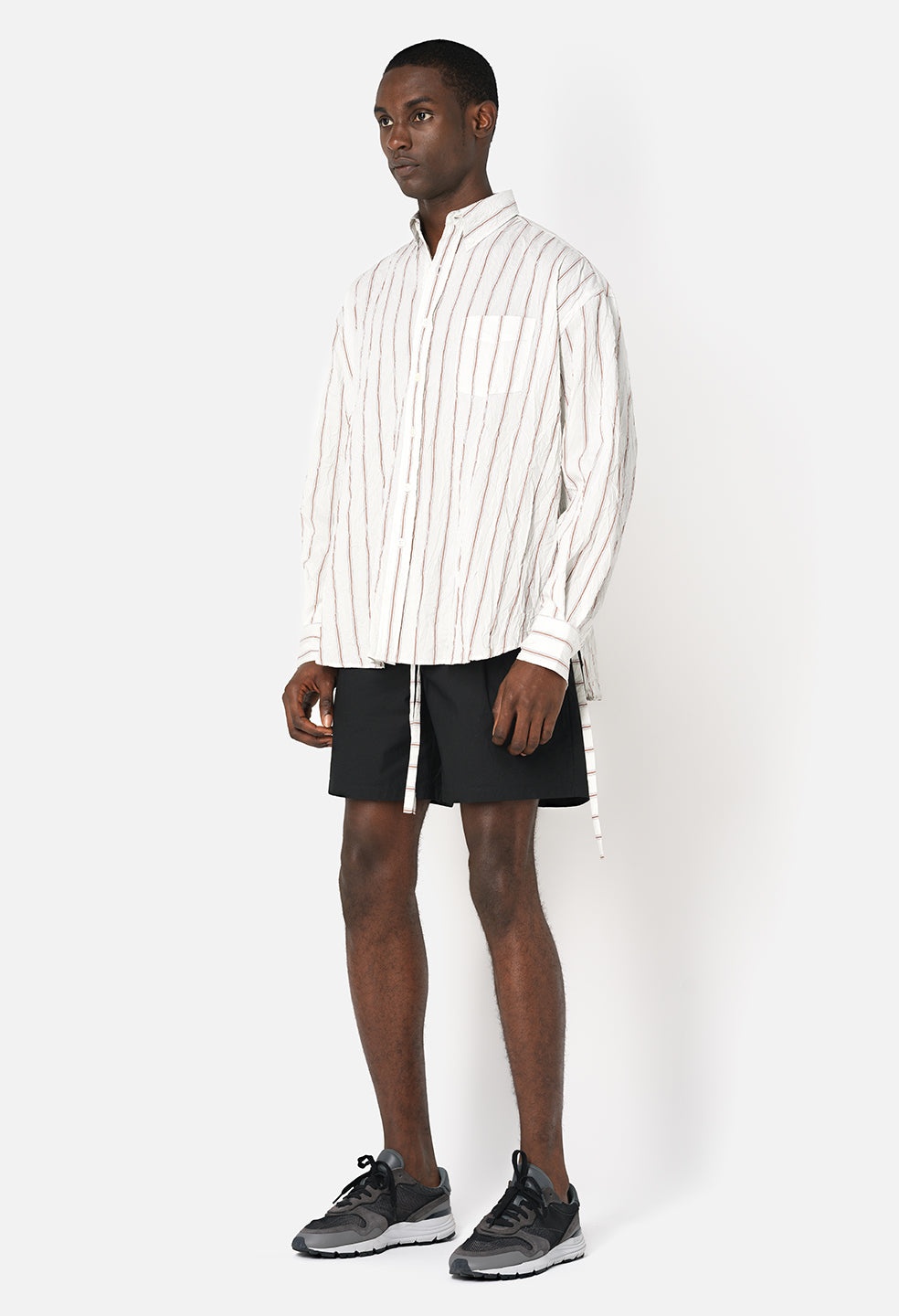 CRINKLED KIMONO SHIRT - 5