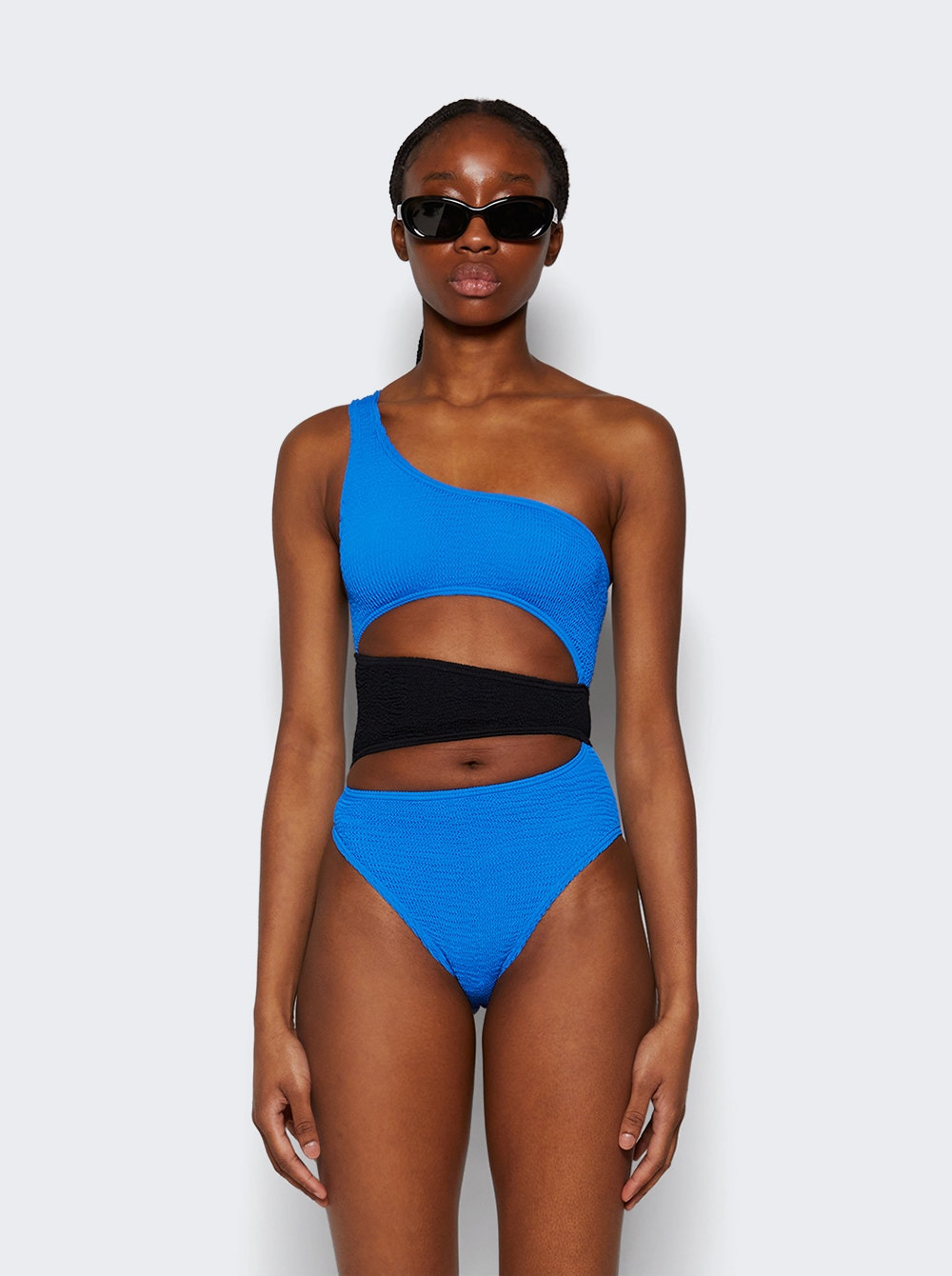 Splice Rico One-Piece Swimsuit Cobalt and Black - 3