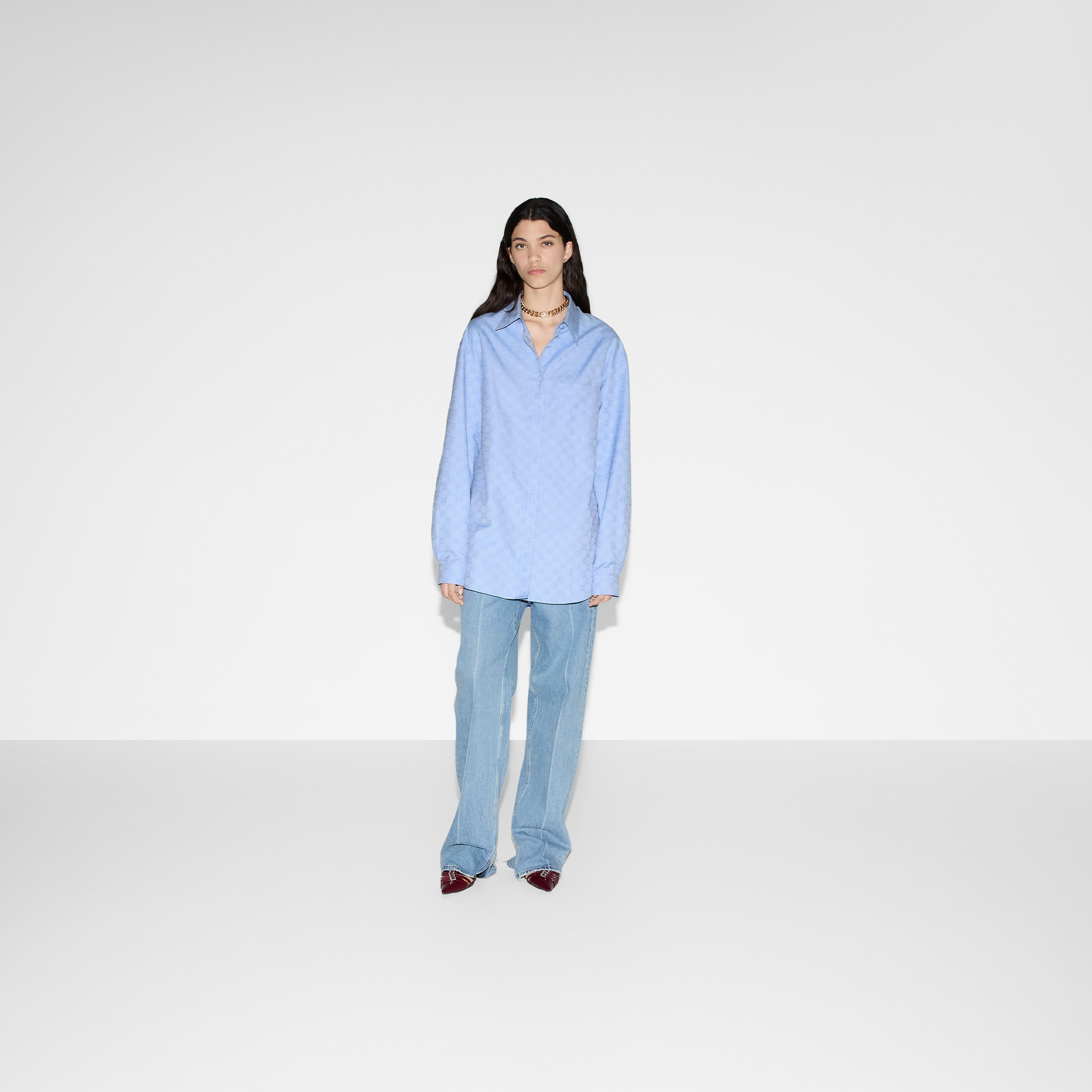 GG Supreme cotton shirt - 2