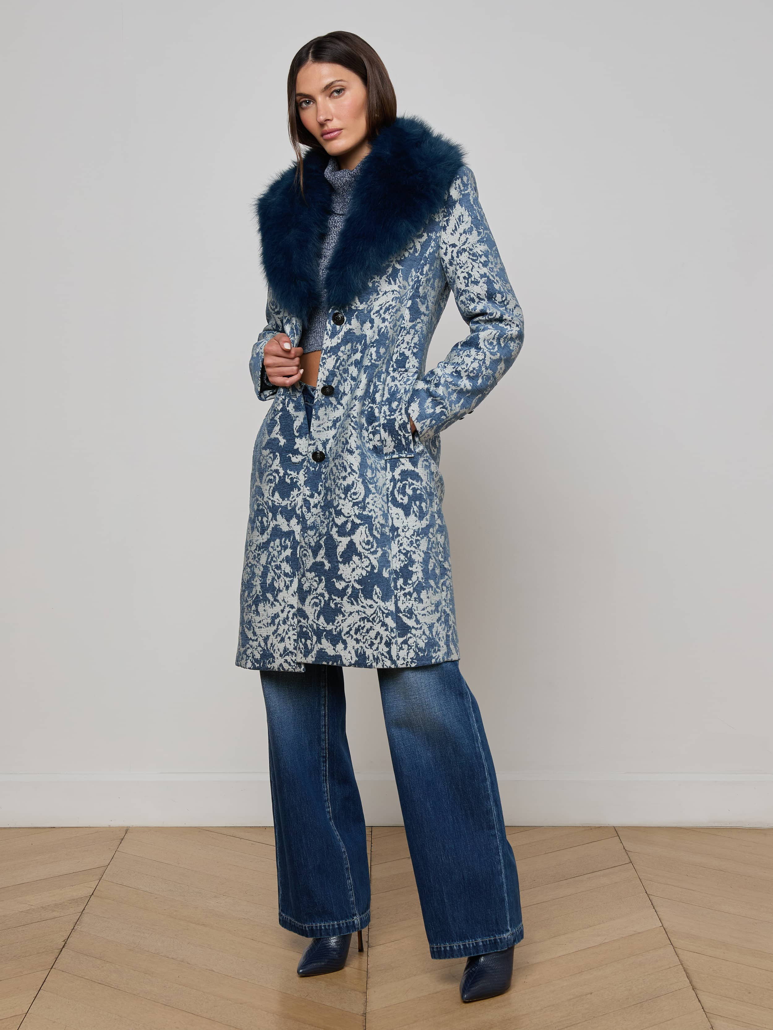 Laney Jacquard Coat - 3