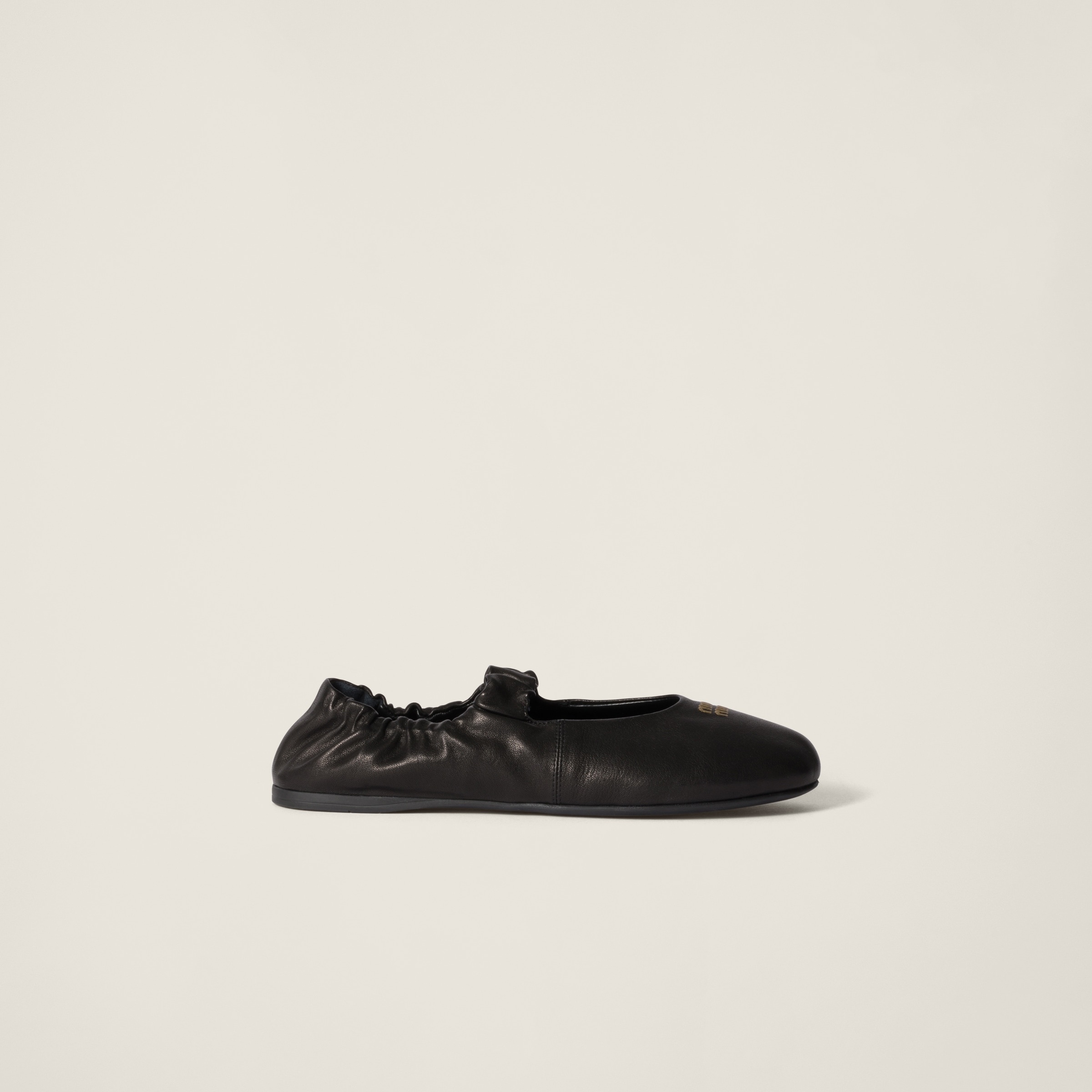 MIUMIU Leather Ballerinas【関税送料込】 Miu Miu Nappa leather ballerinas | REVERSIBLE