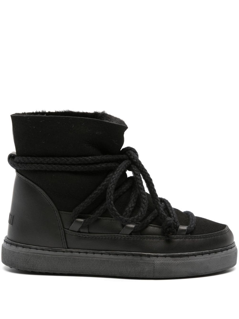 shearling-lining suede ankle boots 1
