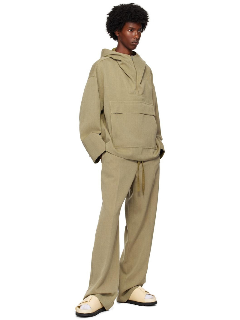 Jil Sander Beige Virgin Wool Trousers outlook