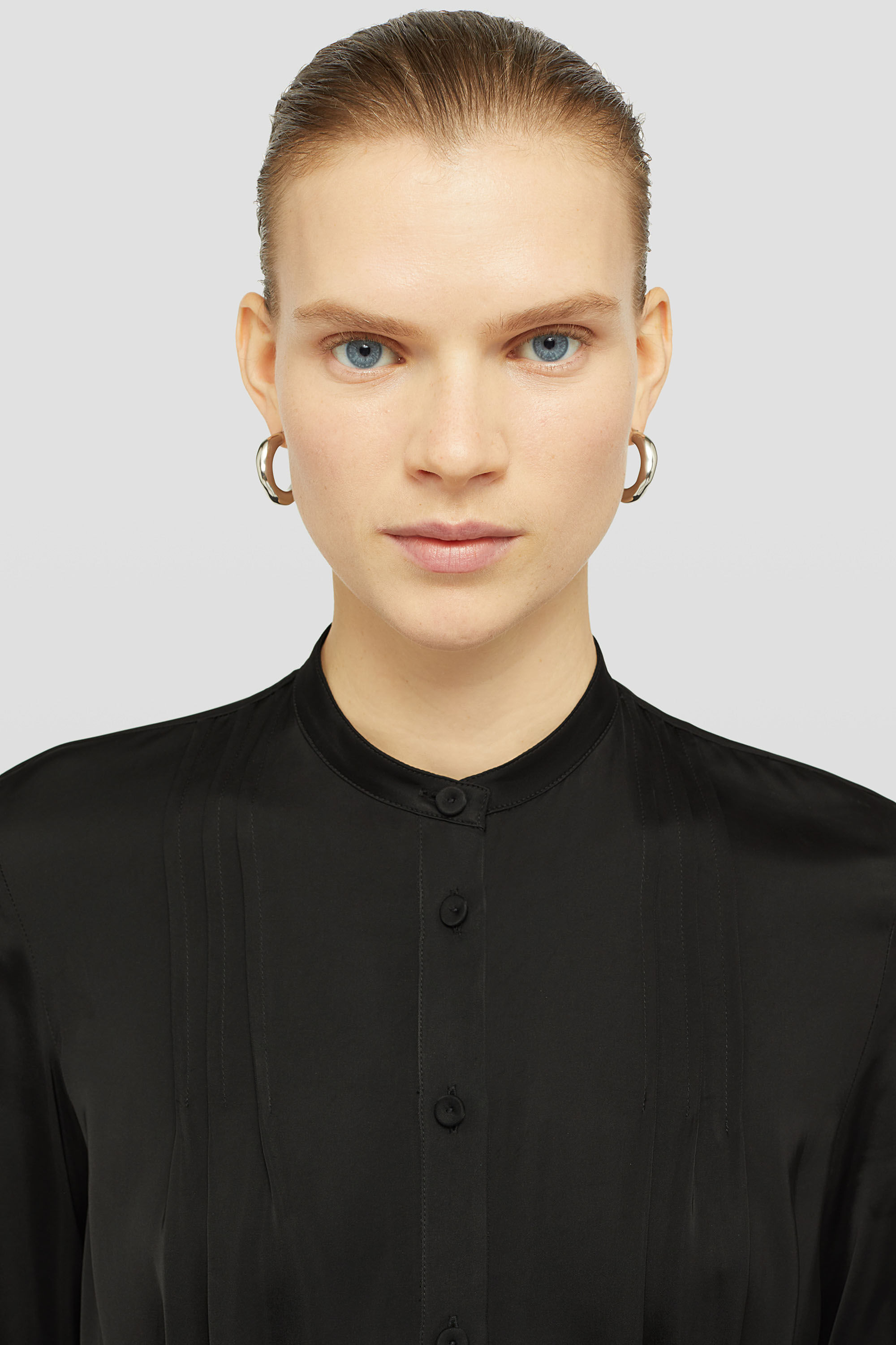 Fluid Viscose Shirt Dress - 3