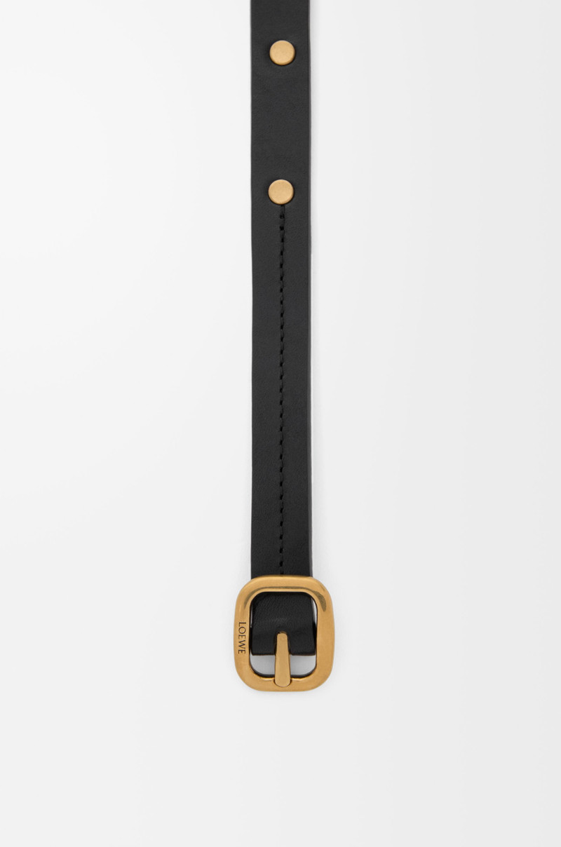 Loewe Rounded soft belt in classic calfskin outlook
