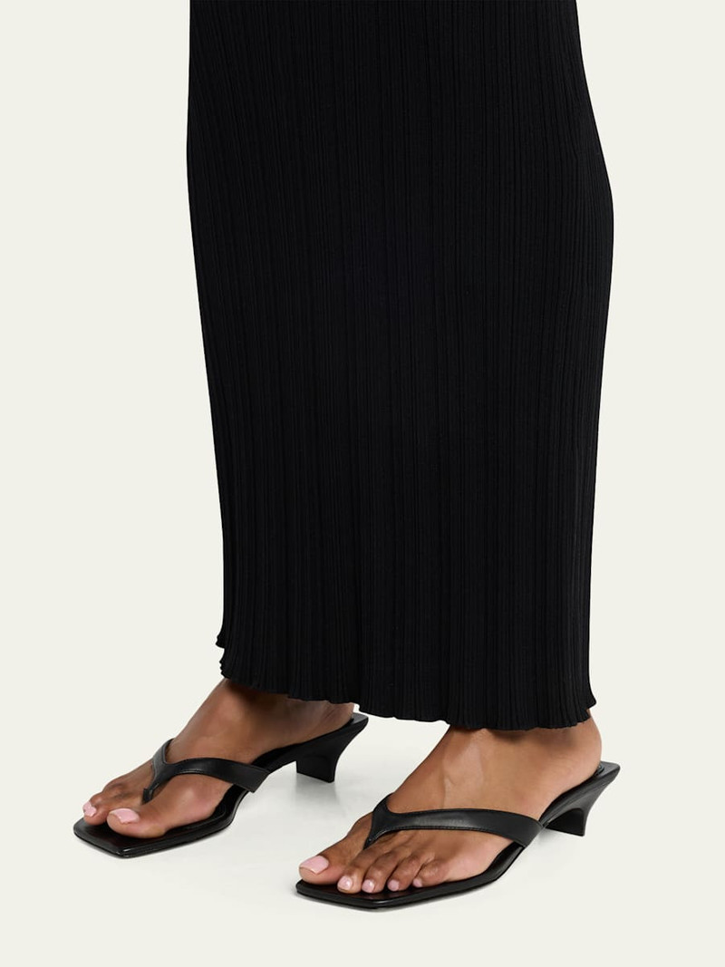 Vince San Juan Leather Heeled Thong Sandals outlook