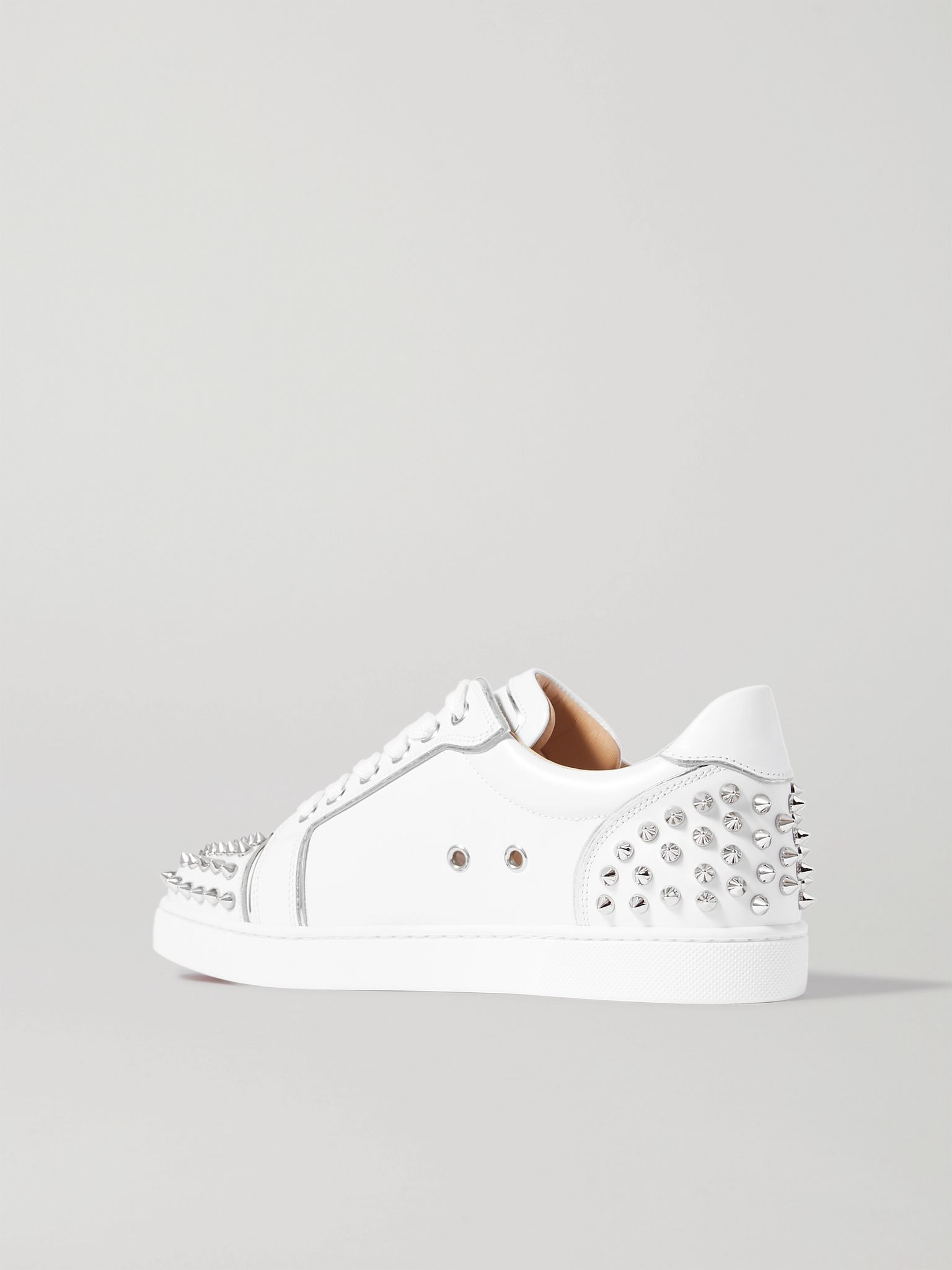 Vieira 2 embellished leather sneakers White - 3
