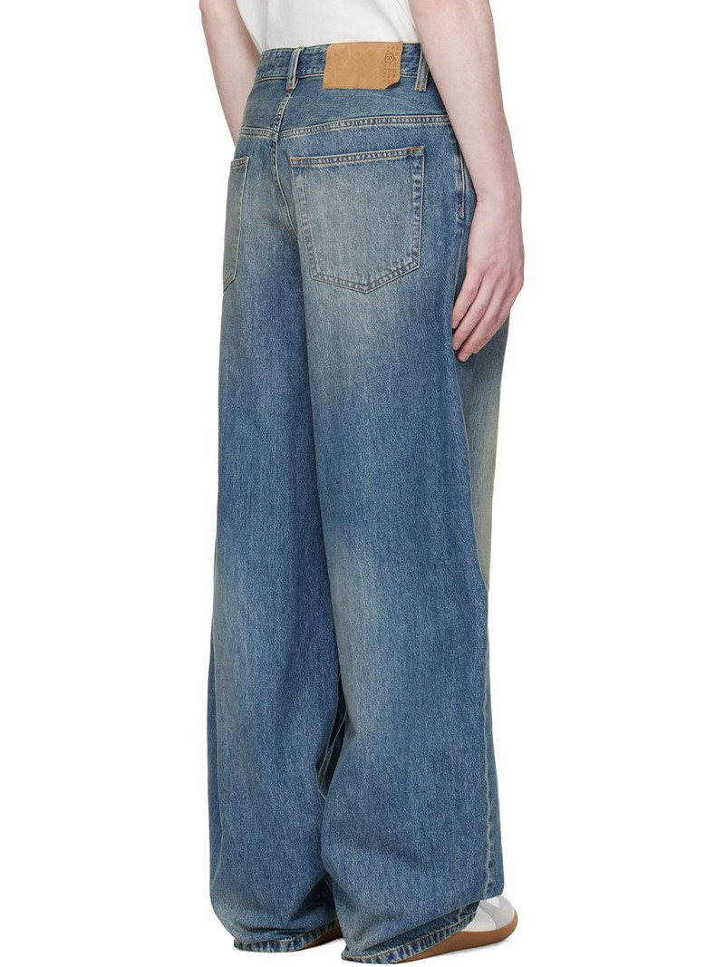 Blue Wide-Leg Jeans 3