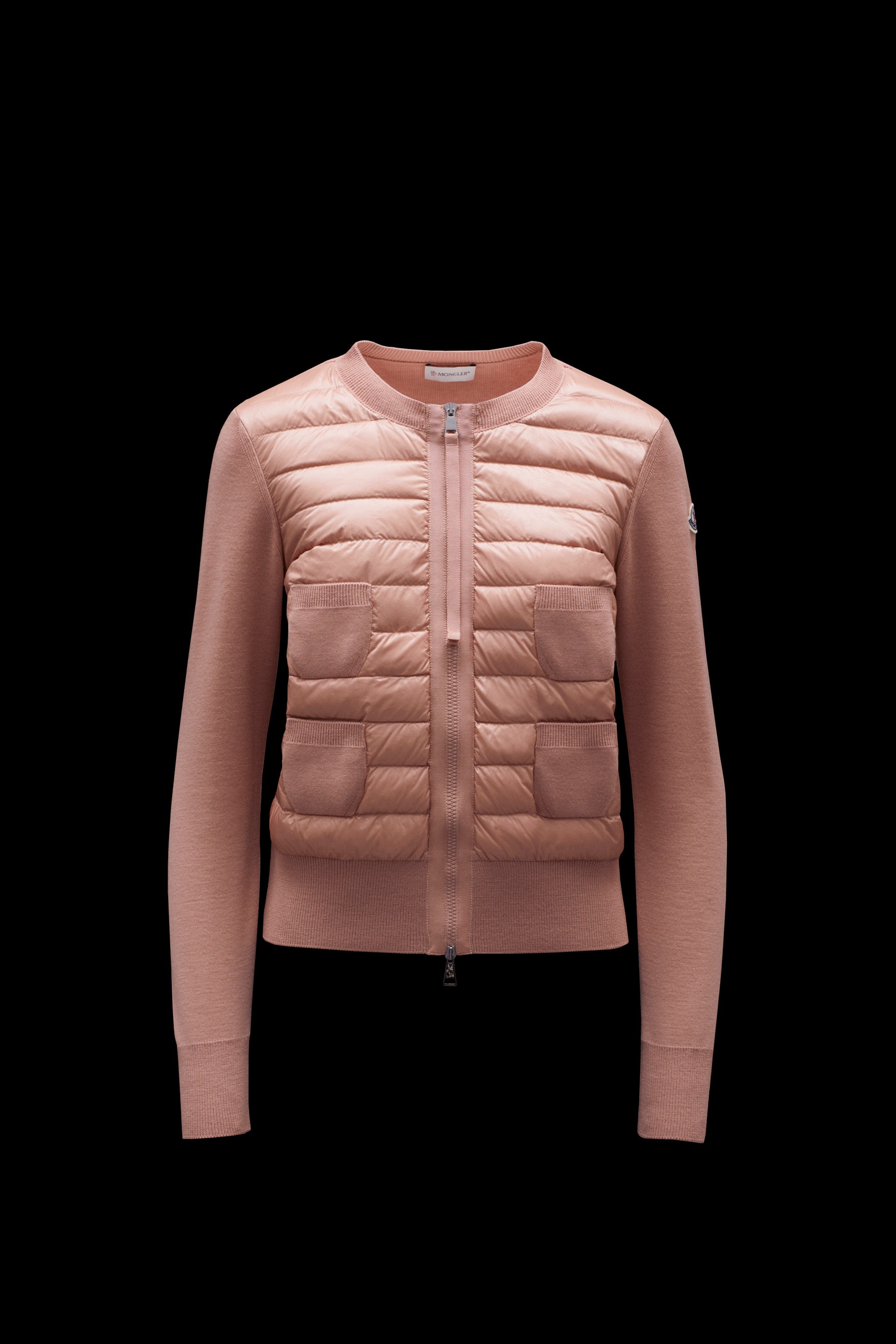 Padded Wool Cardigan - 1