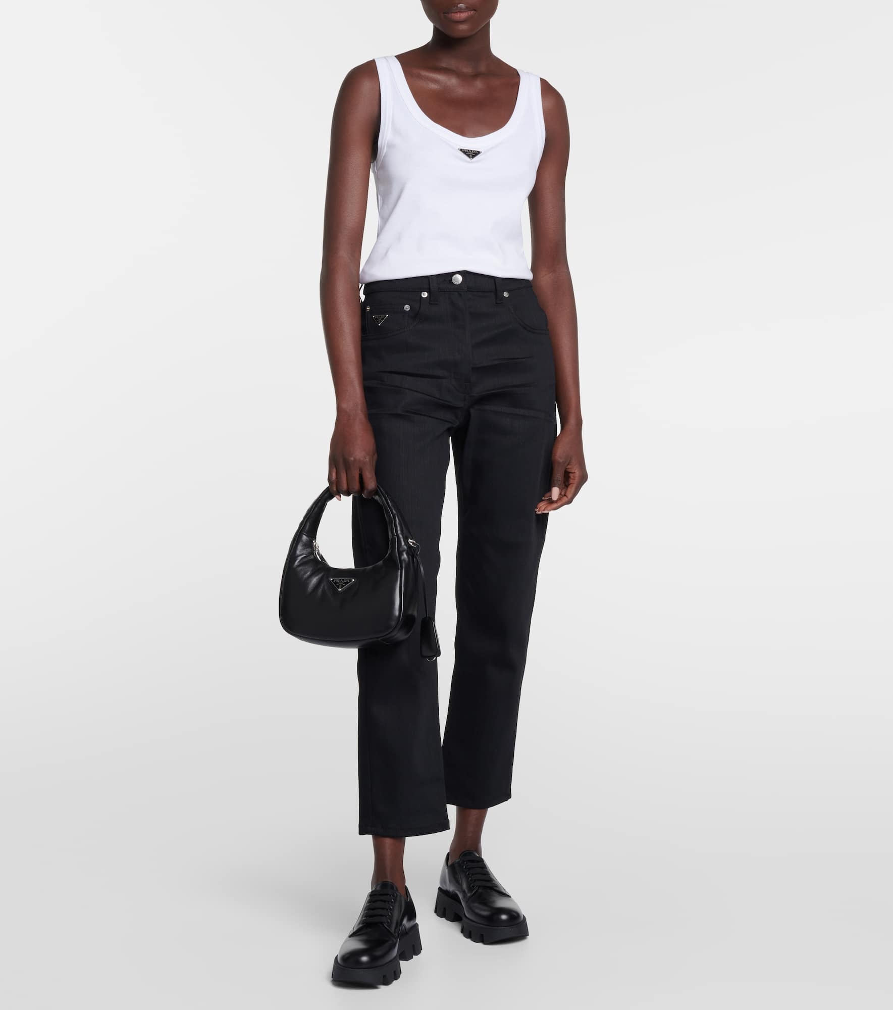 Prada Soft Mini leather tote bag - 5