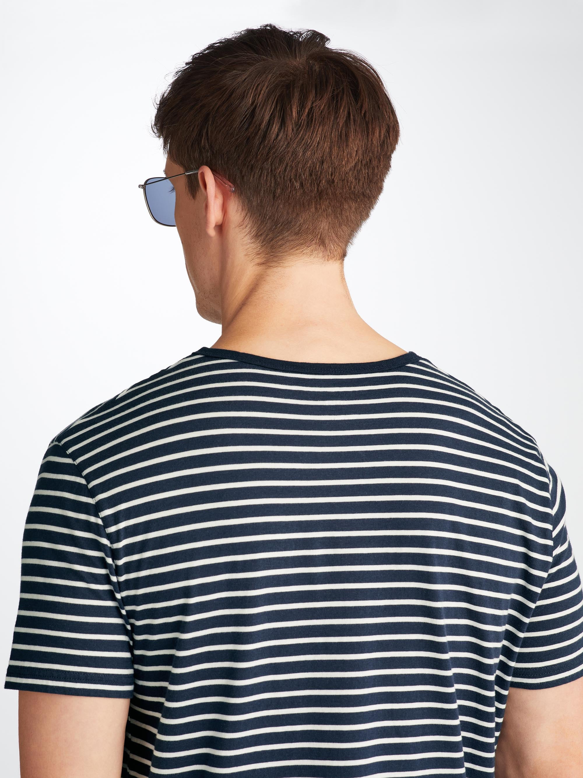 Men's T-Shirt Ryder Pima Cotton Navy - 6
