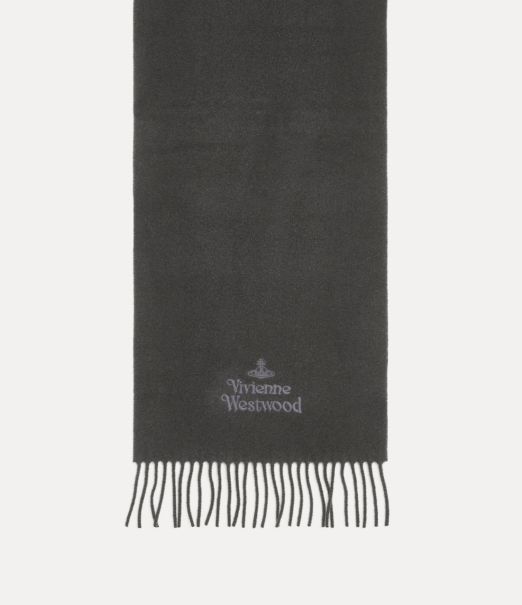EMBROIDERED LAMBSWOOL SCARF - 2
