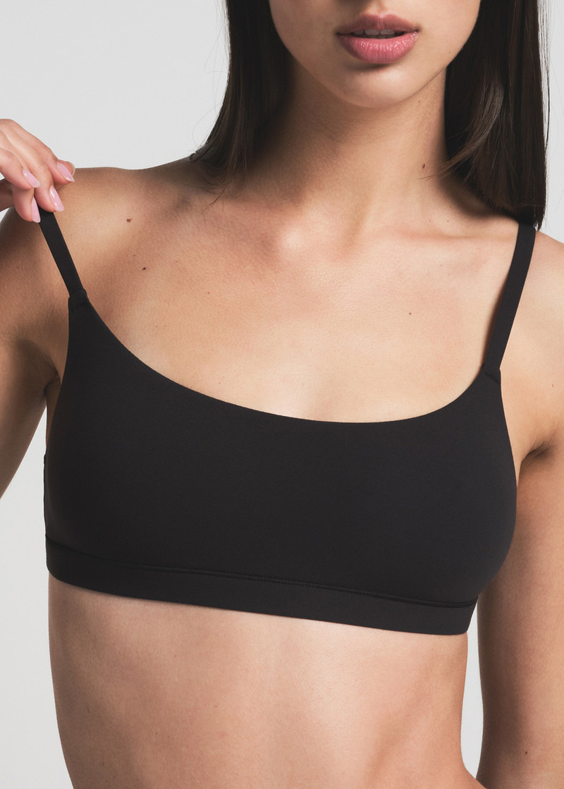 SKIMS Skims Stretch-jersey Scoop Bralette outlook