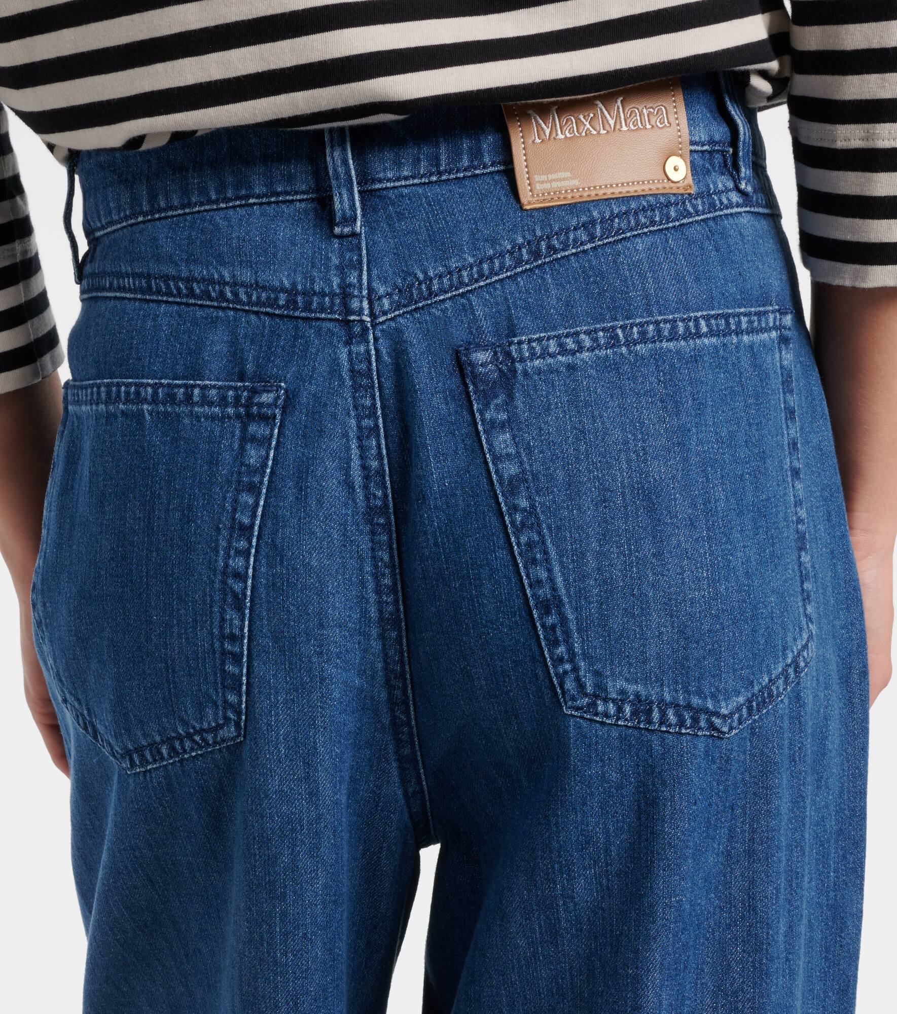 High-rise wide-leg jeans - 6