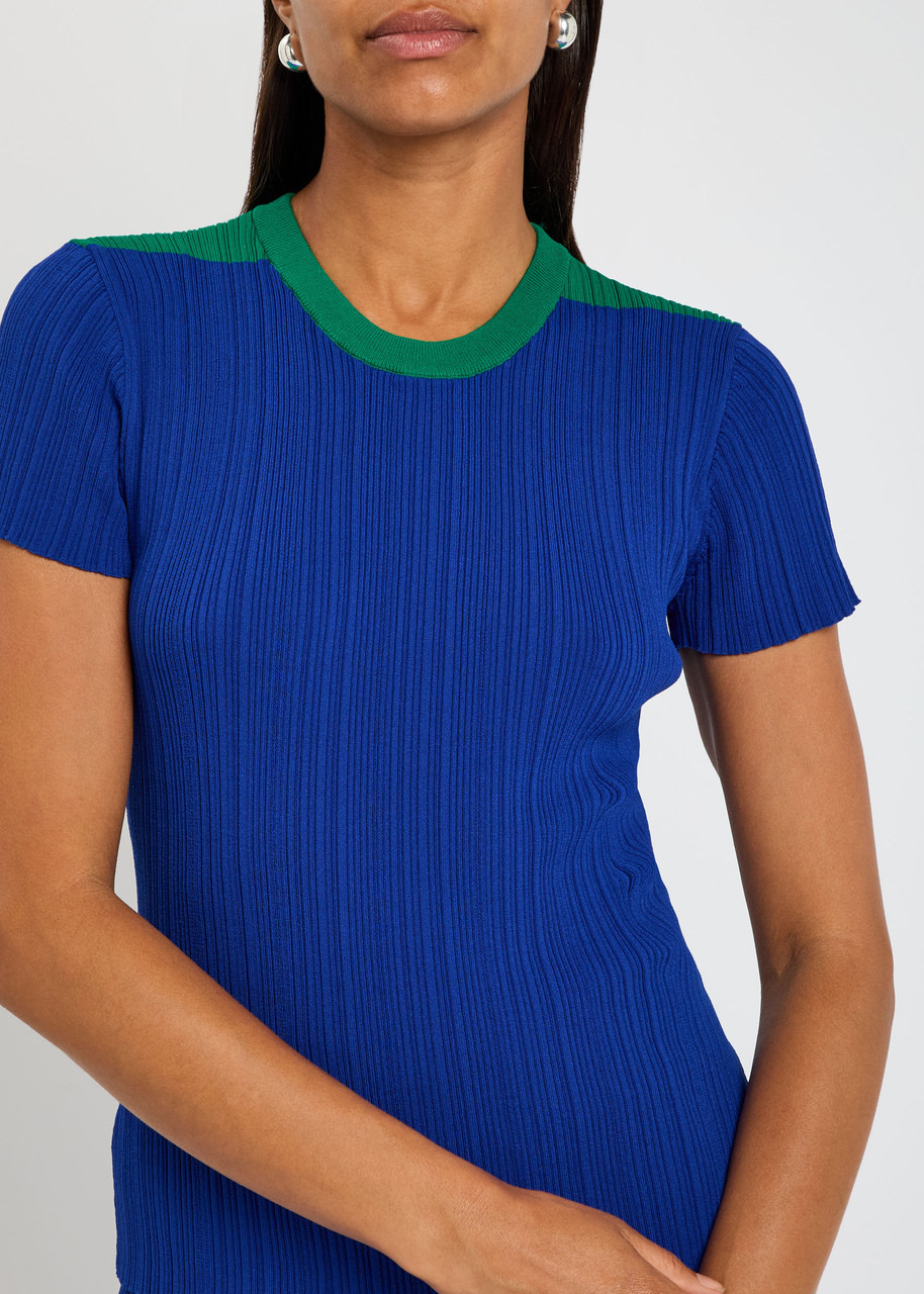 Wales Bonner Island Ribbed-knit T-shirt - 4