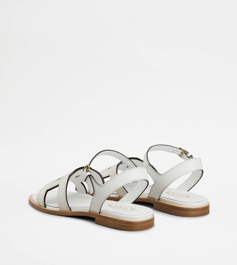 Tod's SAND.CUOIO 70K MAX CATENA PELLE CUC - WHITE outlook