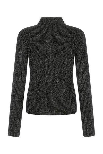 Dion Lee Melange black polyester blend sweater outlook