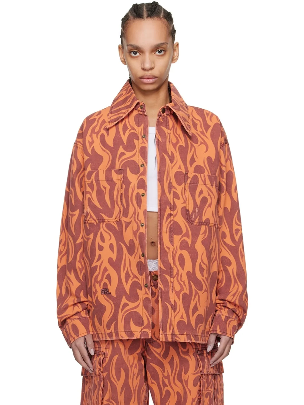 Orange Flame Jacket - 1