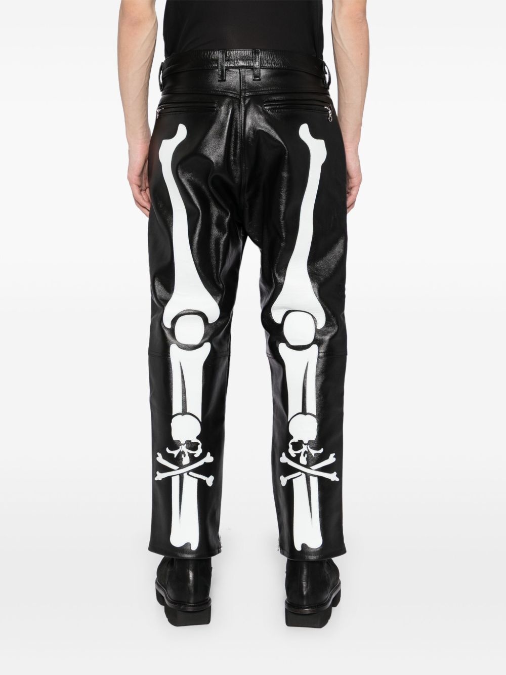 logo-patch trousers - 4